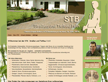 Tablet Screenshot of pflaster-stb.de